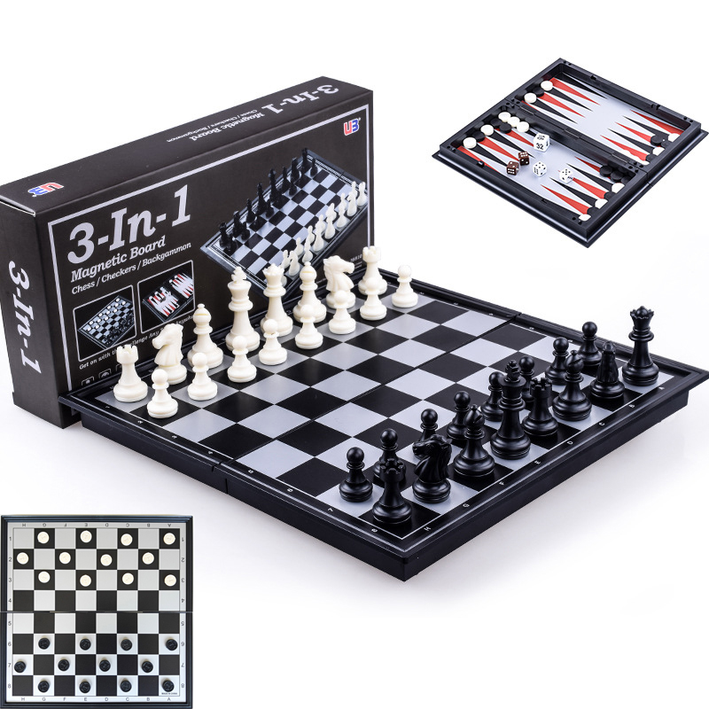 Foldable Magnetic Chess 25CM C - Magnetic Travel Chess review and price