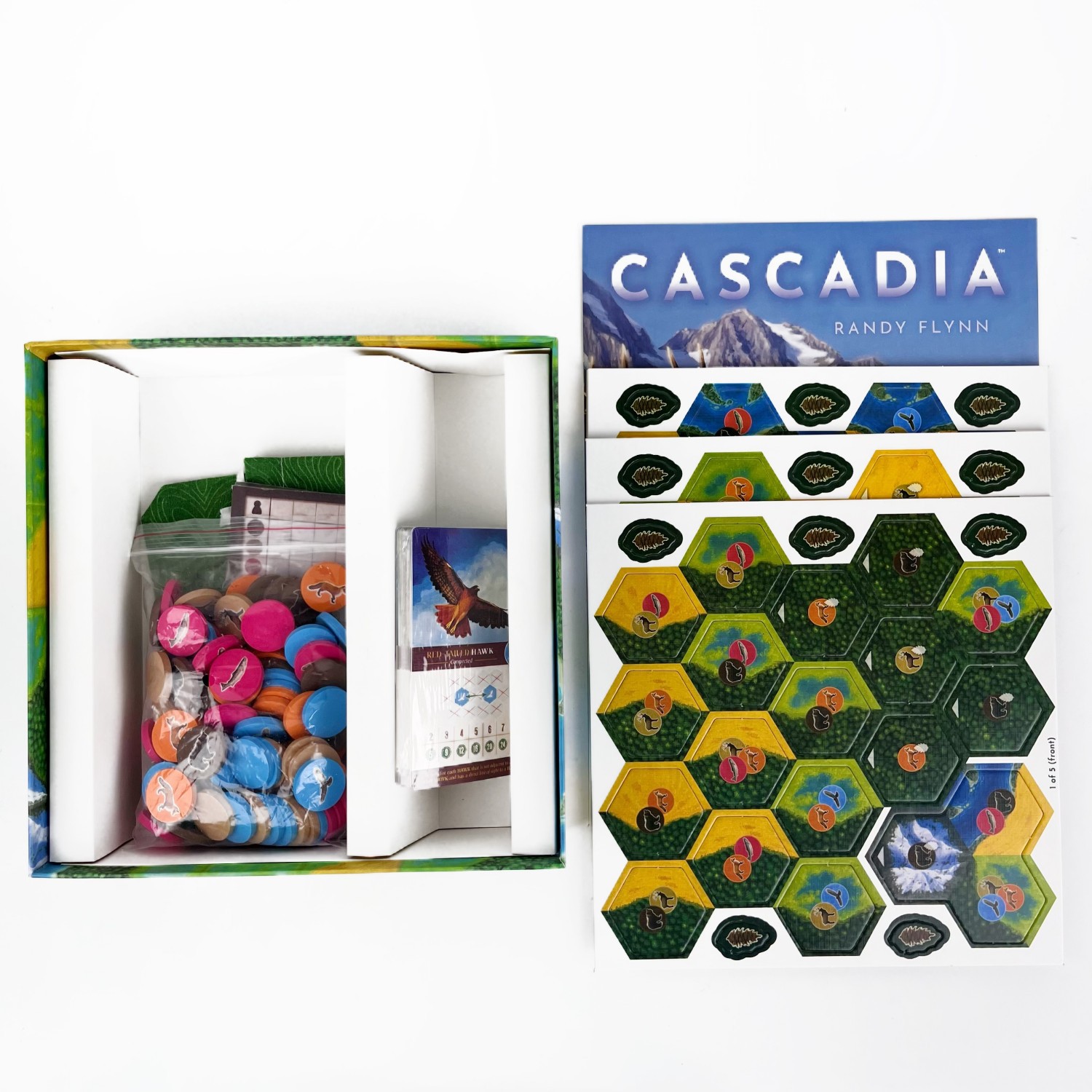 Cascadia Boardgame | Strategic - Board Game Harmonies review and price