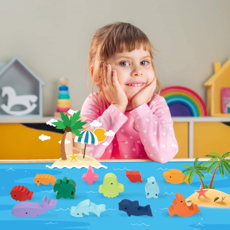 New Children Montessori Wooden - Board Game Nature review and price