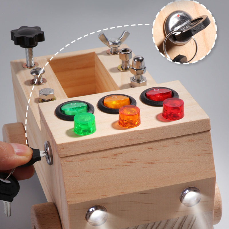 Wooden Montessori Busy Board S - Board Game Review review and price