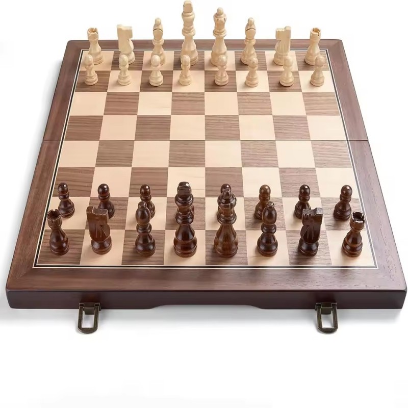 Wooden Magnetic Chess Set for  - Magnetic Travel Chess review and price